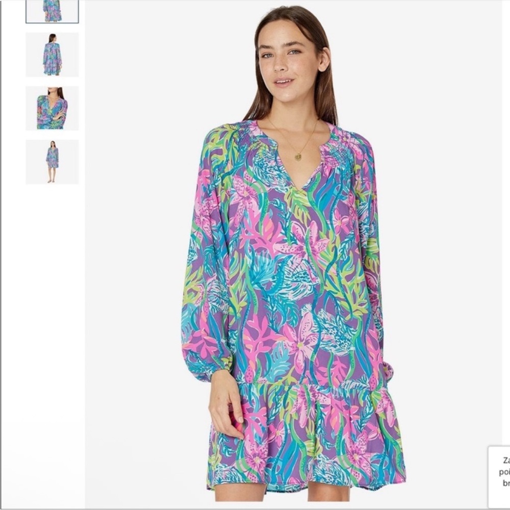 Lilly Pulitzer Lucee Dress in Party All the Tide size XL - Picture 1 of 5